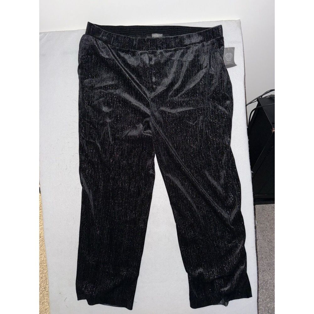 Vince Camuto Women's Black Wide Leg Dressy Trouser Pants Size 1X NWT $99‎